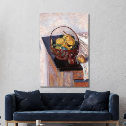 Il Canestro Di Frutta Pierre Bonnard pbn69 quadro stampato su tela