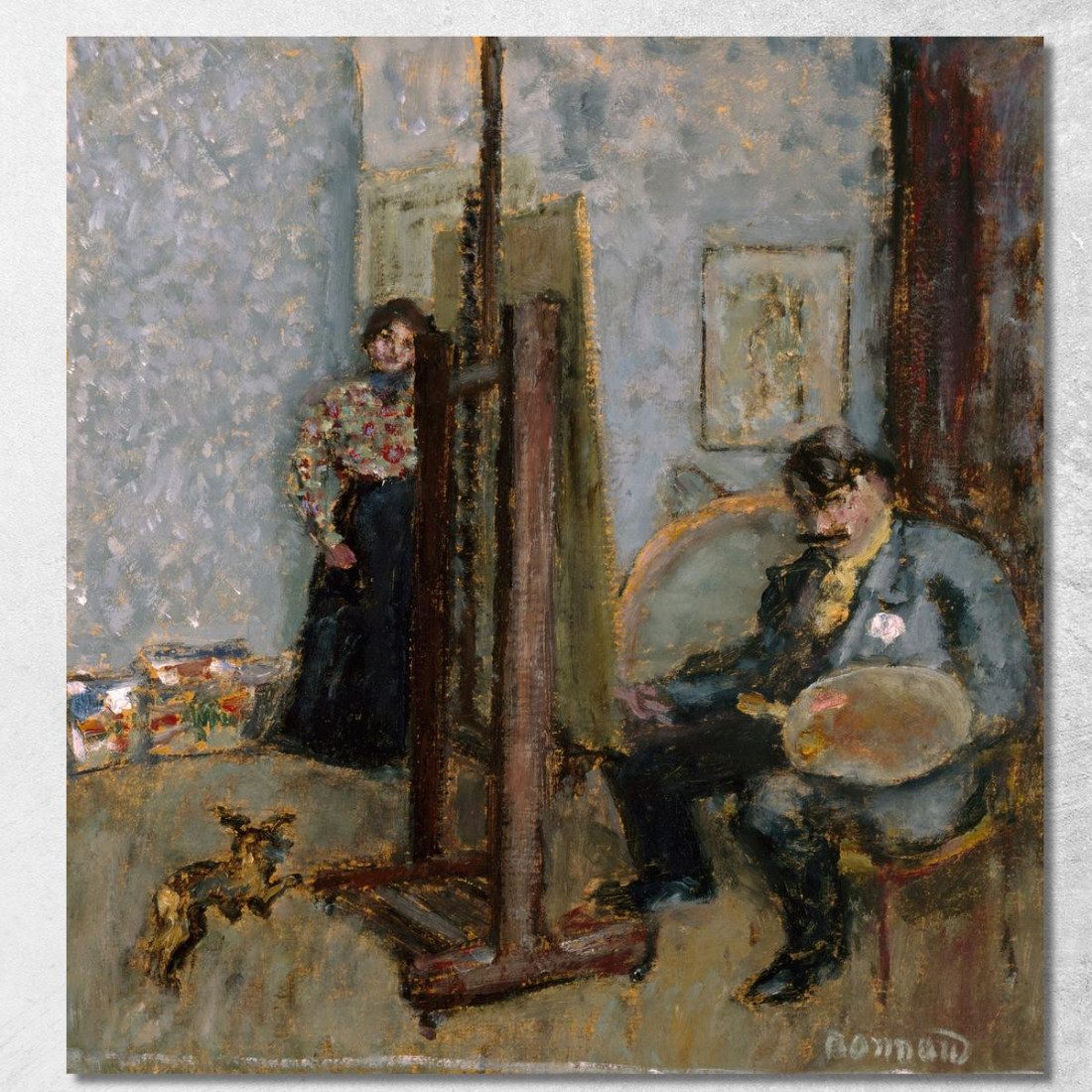 Lo Studio Del Pittore Pierre Bonnard pbn72 quadro stampato su tela