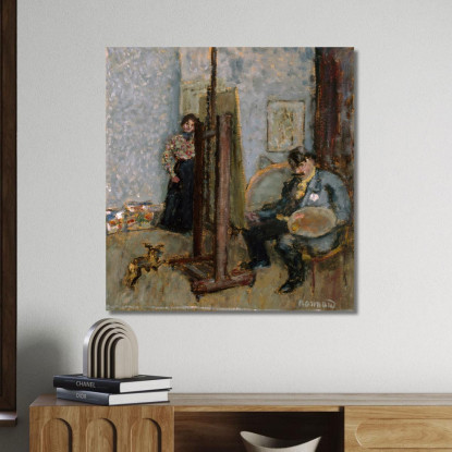 Lo Studio Del Pittore Pierre Bonnard pbn72 quadro stampato su tela