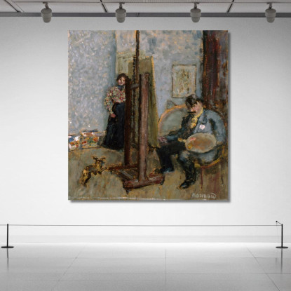 Lo Studio Del Pittore Pierre Bonnard pbn72 quadro stampato su tela