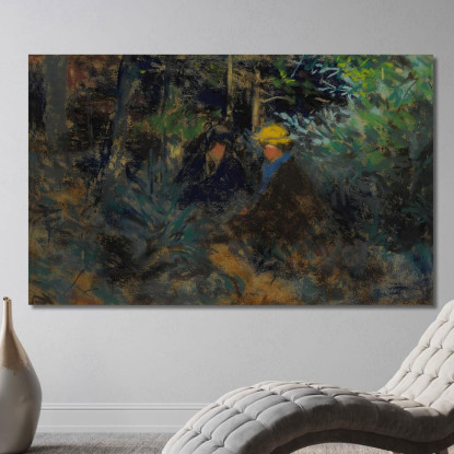 Conversazione Nella Foresta Robert Henri rhn11 quadro stampato su tela