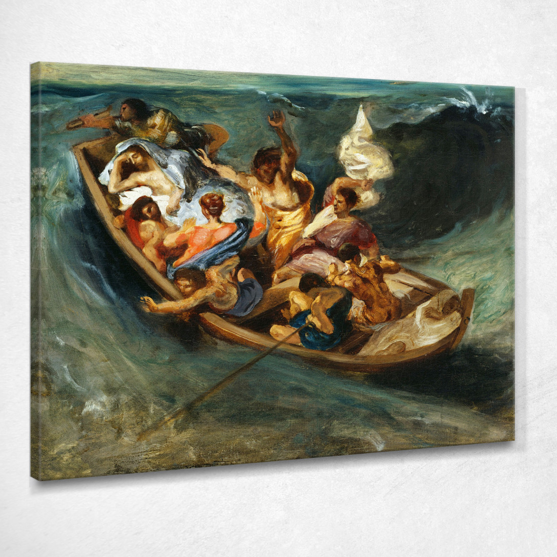 Cristo Sul Mare Di Galilea 1841 Eugène Delacroix edx21 quadro stampato su tela Cristo Sul Mare Di Galilea 1841 Eugène Delacroix edx21 quadro stampato su tela