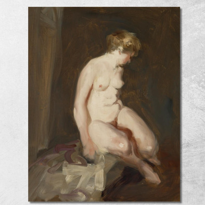 Nudo Robert Henri rhn50 quadro stampato su tela