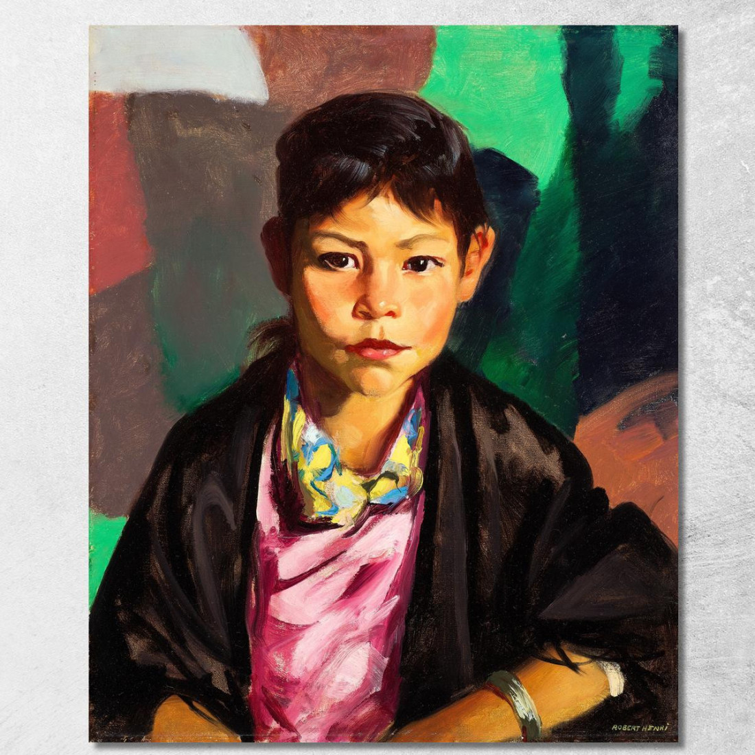 Pepita Robert Henri rhn54 quadro stampato su tela Pepita Robert Henri rhn54 quadro stampato su tela