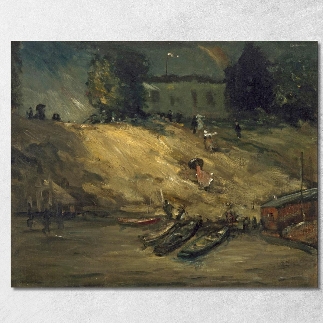 Acquazzone Improvviso Robert Henri rhn64 quadro stampato su tela