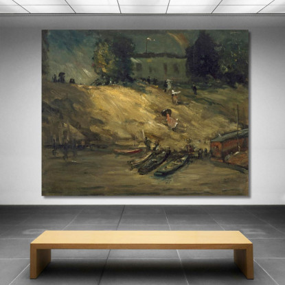 Acquazzone Improvviso Robert Henri rhn64 quadro stampato su tela