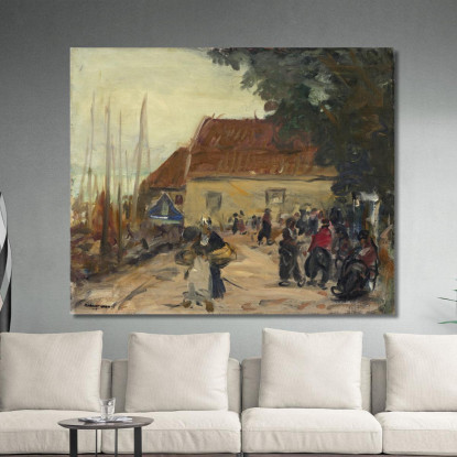 Scena Di Strada Di Volendam Robert Henri rhn73 quadro stampato su tela