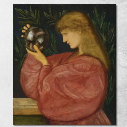 Astrologia Sir Edward Coley Burne-Jones ecb6 quadro stampato su tela