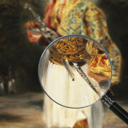 Conte Demetrio Del Palatino In Costume Di Suliot Eugène Delacroix edx26 quadro stampato su tela