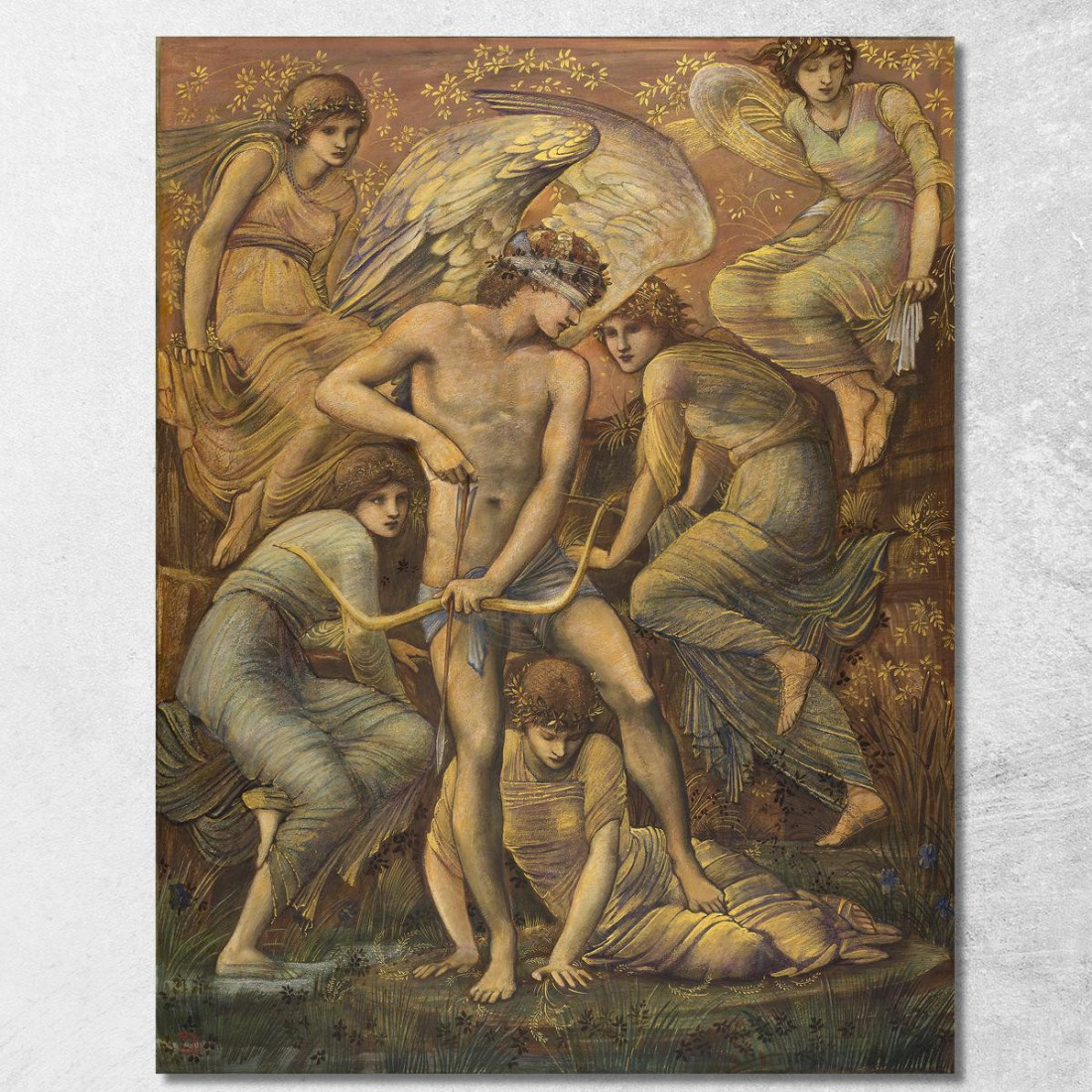 I Campi Di Caccia Di Cupido Sir Edward Coley Burne-Jones ecb11 quadro stampato su tela I Campi Di Caccia Di Cupido Sir Edward Coley Burne-Jones ecb11 quadro stampato su tela