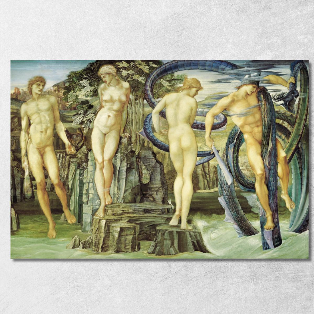 Perseo E Andromeda Sir Edward Coley Burne-Jones ecb47 quadro stampato su tela Perseo E Andromeda Sir Edward Coley Burne-Jones ecb47 quadro stampato su tela