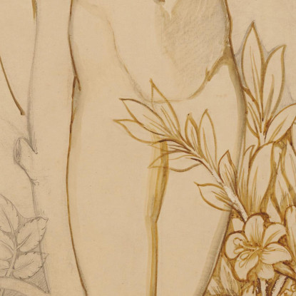 Gli Angeli Della Gerarchia Nudo Maschile Imago Dei A Immagine Di Dio Adamo Sir Edward Coley Burne-Jones ecb67 quadro stampato s