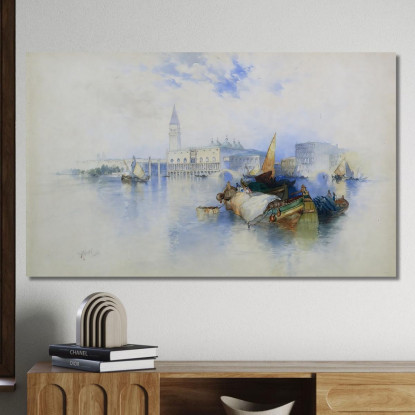 Bacino Di San Marco Thomas Moran tmr11 quadro stampato su tela
