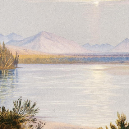 Capo Del Fiume Yellowstone Thomas Moran tmr33 quadro stampato su tela