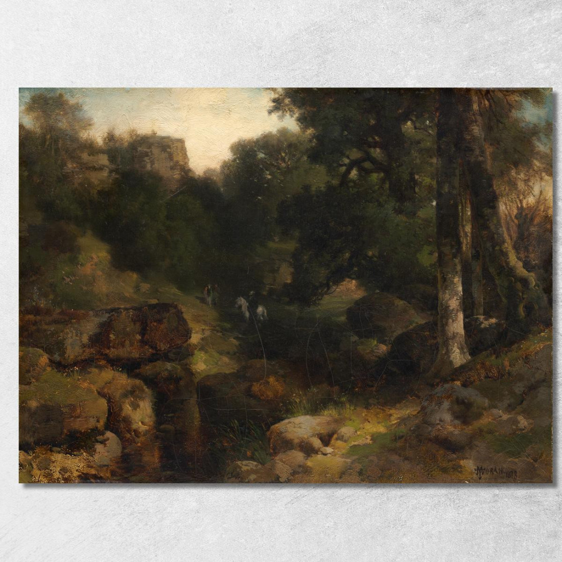 Il Dell Thomas Moran tmr59 quadro stampato su tela Il Dell Thomas Moran tmr59 quadro stampato su tela