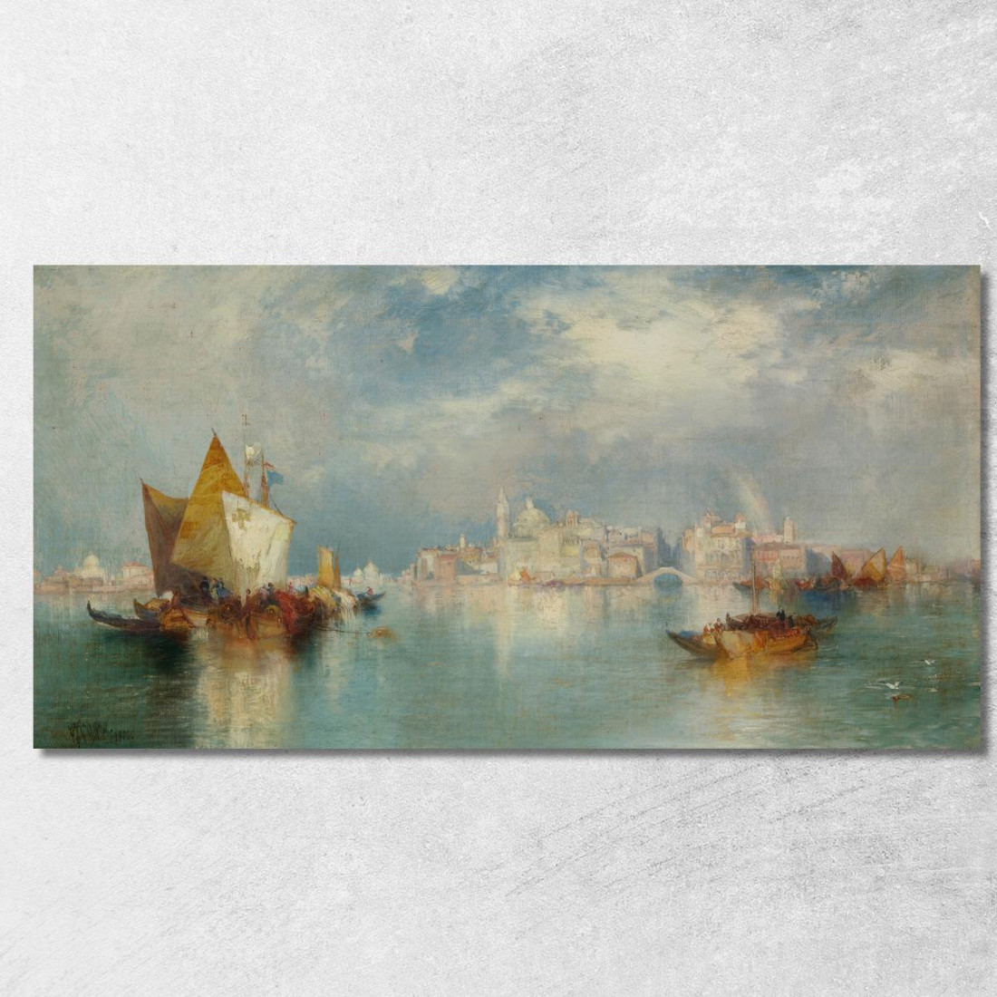 Venezia 3 Thomas Moran tmr89 quadro stampato su tela Venezia 3 Thomas Moran tmr89 quadro stampato su tela