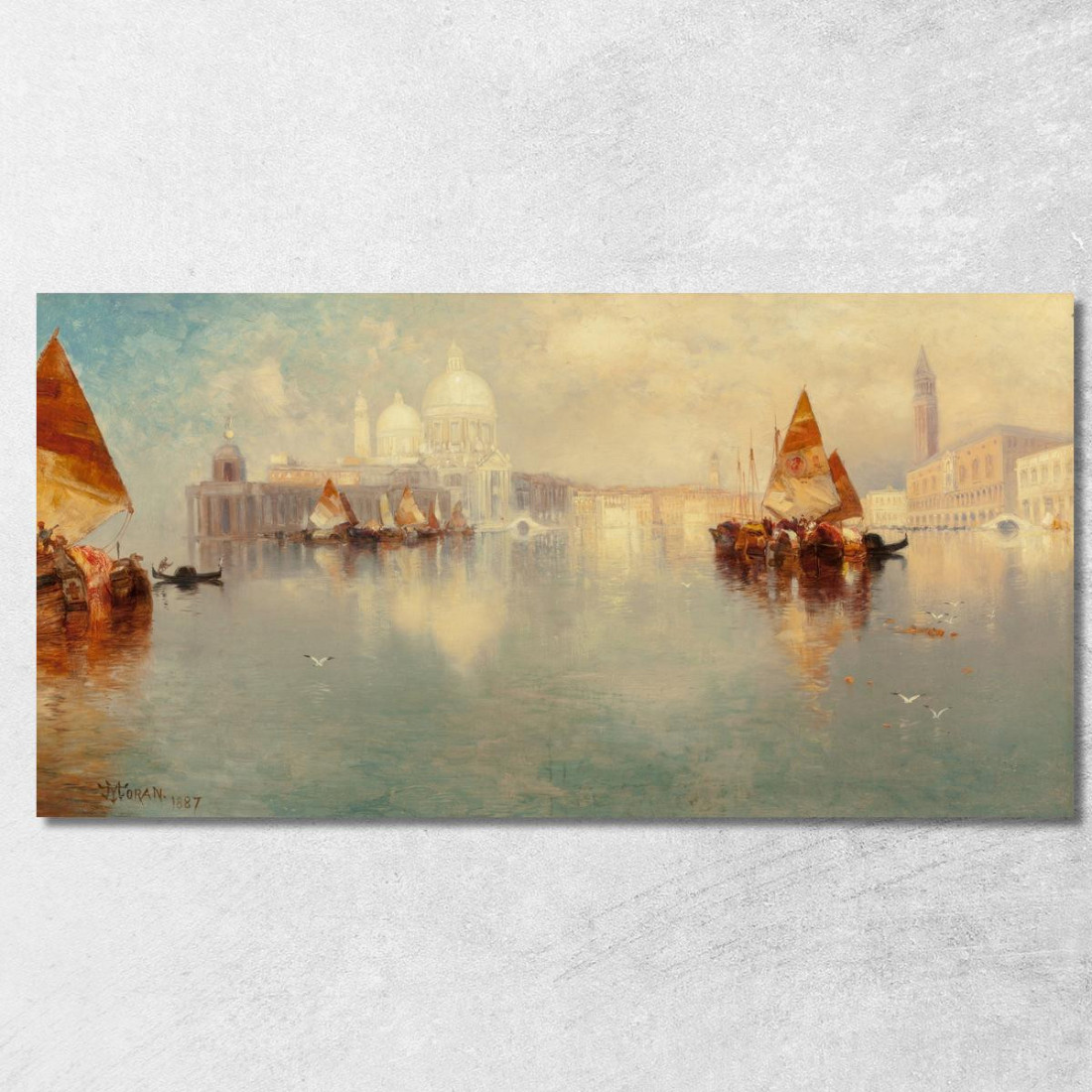 Venezia 6 Thomas Moran tmr92 quadro stampato su tela Venezia 6 Thomas Moran tmr92 quadro stampato su tela