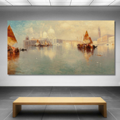 Venezia 6 Thomas Moran tmr92 quadro stampato su tela