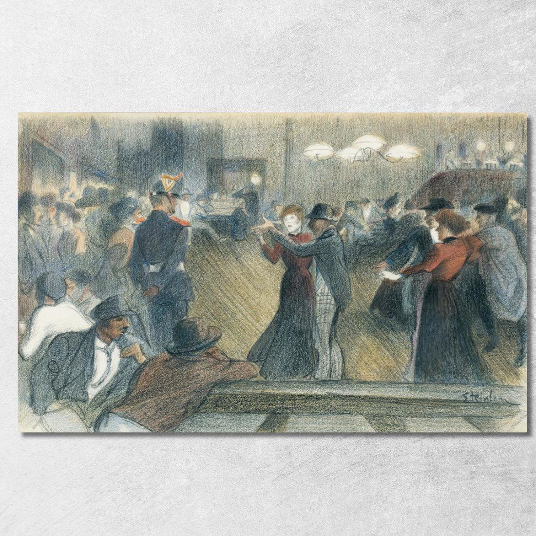 La Danza Théophile Alexandre Steinlen tas50 quadro stampato su tela La Danza Théophile Alexandre Steinlen tas50 quadro stampato su tela