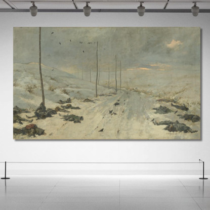 Dopo Il Combattimento Vasily Vereshchagin vvr7 quadro stampato su tela