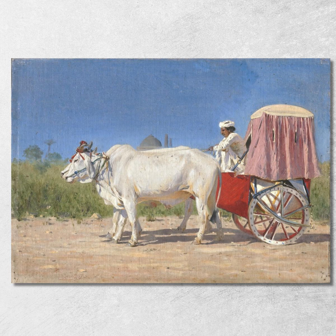 Trasporto A Delhi Vasily Vereshchagin vvr13 quadro stampato su tela Trasporto A Delhi Vasily Vereshchagin vvr13 quadro stampato su tela
