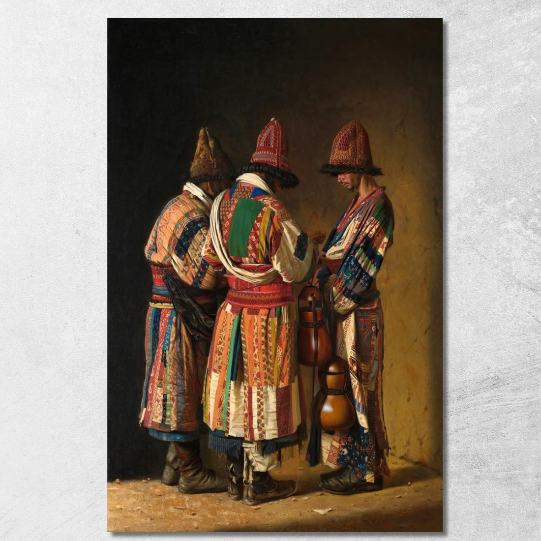 Dervisci In Abiti Festivi Vasily Vereshchagin vvr18 quadro stampato su tela Dervisci In Abiti Festivi Vasily Vereshchagin vvr18 quadro stampato su tela