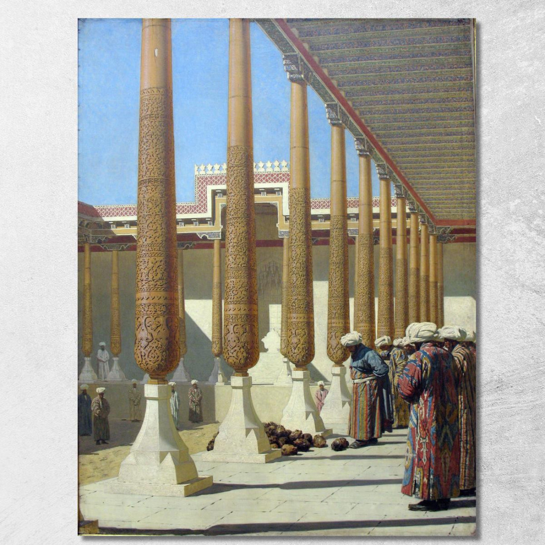 Presentazione Dei Trofei Vasily Vereshchagin vvr44 quadro stampato su tela