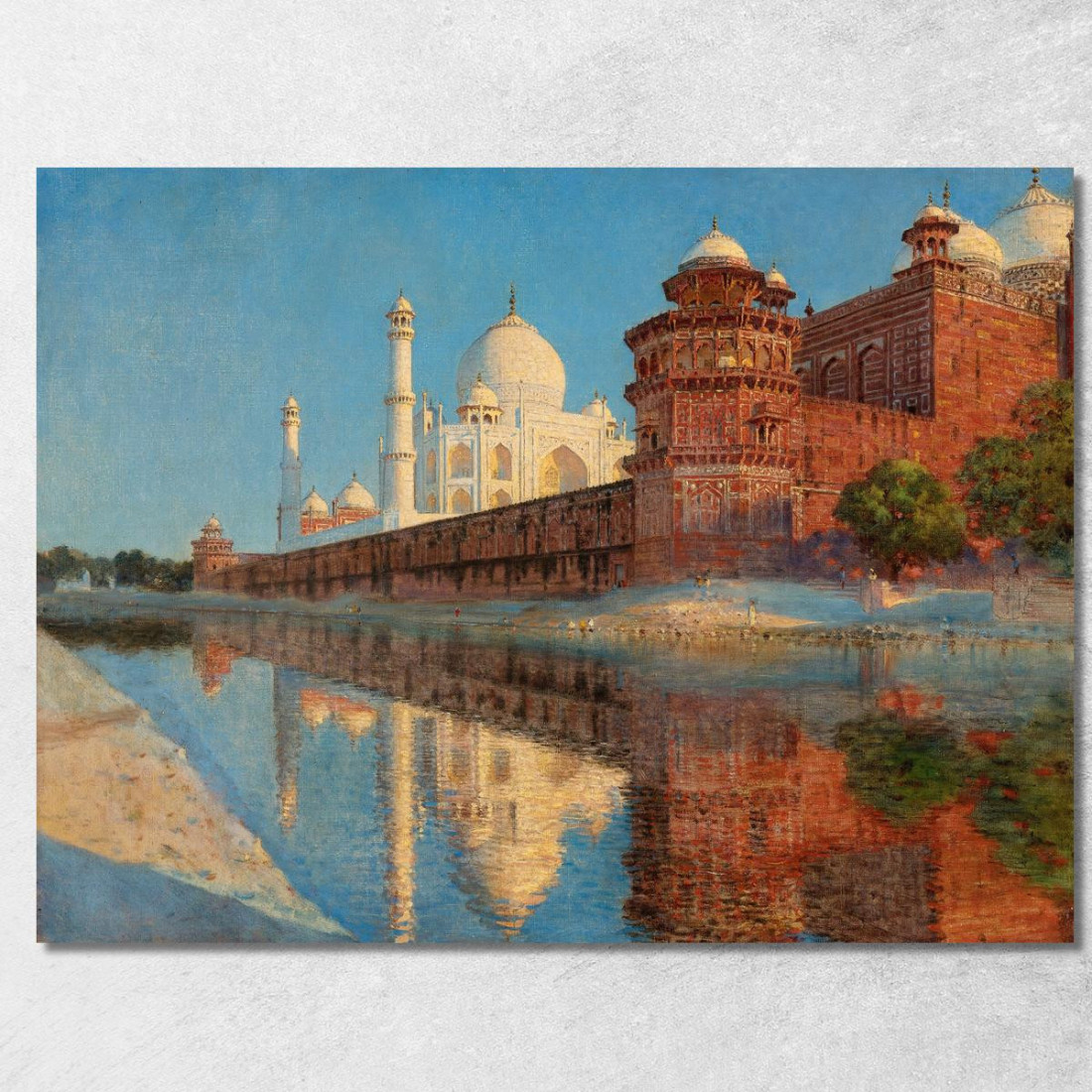 La Sera Del Taj Mahal Vasily Vereshchagin vvr65 quadro stampato su tela La Sera Del Taj Mahal Vasily Vereshchagin vvr65 quadro stampato su tela