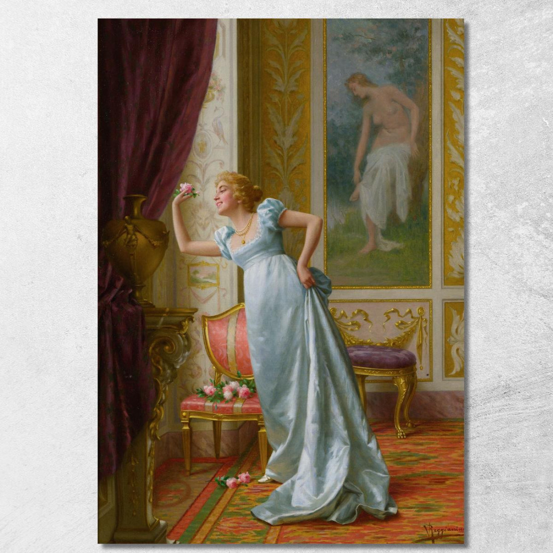 L'Attrazione Vittorio Reggianini vrg16 quadro stampato su tela L'Attrazione Vittorio Reggianini vrg16 quadro stampato su tela