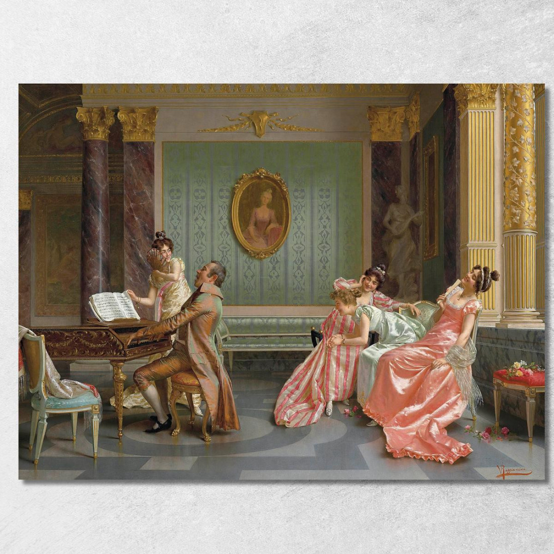 Il Considerando 3 Vittorio Reggianini vrg24 quadro stampato su tela Il Considerando 3 Vittorio Reggianini vrg24 quadro stampato su tela