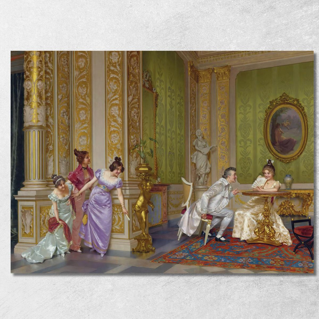 Il Pubblico Invisibile Vittorio Reggianini vrg28 quadro stampato su tela Il Pubblico Invisibile Vittorio Reggianini vrg28 quadro stampato su tela