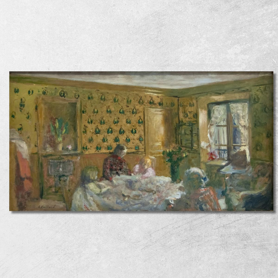 Dal Tavolo Da Lavoro Édouard Vuillard evu15 quadro stampato su tela Dal Tavolo Da Lavoro Édouard Vuillard evu15 quadro stampato su tela