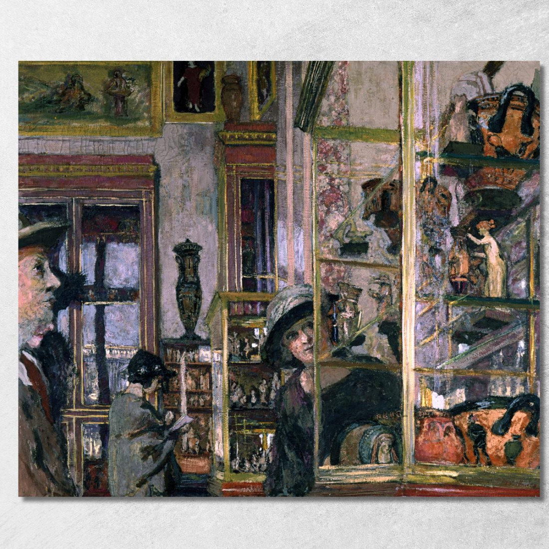 La Sala Clarac Édouard Vuillard evu56 quadro stampato su tela La Sala Clarac Édouard Vuillard evu56 quadro stampato su tela