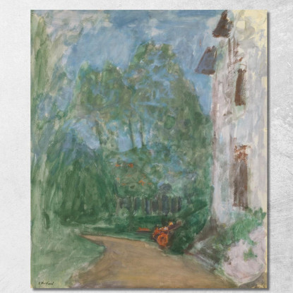 Il Viale Davanti Alla Casa Édouard Vuillard evu66 quadro stampato su tela