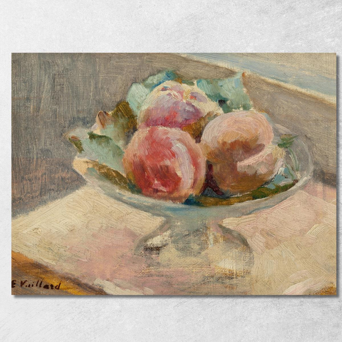 Ciotola Di Pesche Édouard Vuillard evu68 quadro stampato su tela Ciotola Di Pesche Édouard Vuillard evu68 quadro stampato su tela