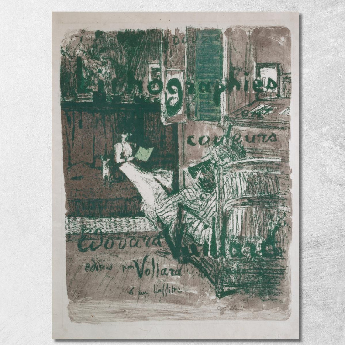 Paesaggi E Interni Édouard Vuillard evu130 quadro stampato su tela Paesaggi E Interni Édouard Vuillard evu130 quadro stampato su tela
