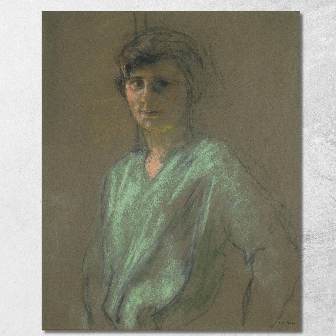 Ritratto Di Irène Montanet Édouard Vuillard evu143 quadro stampato su tela Ritratto Di Irène Montanet Édouard Vuillard evu143 quadro stampato su tela