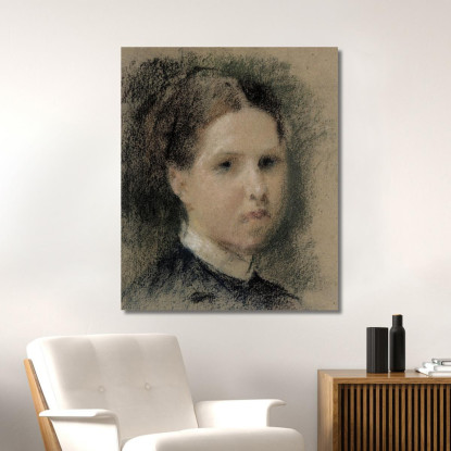 Ritratto Di Annie Edelfelt Albert Edelfelt aed78 quadro stampato su tela