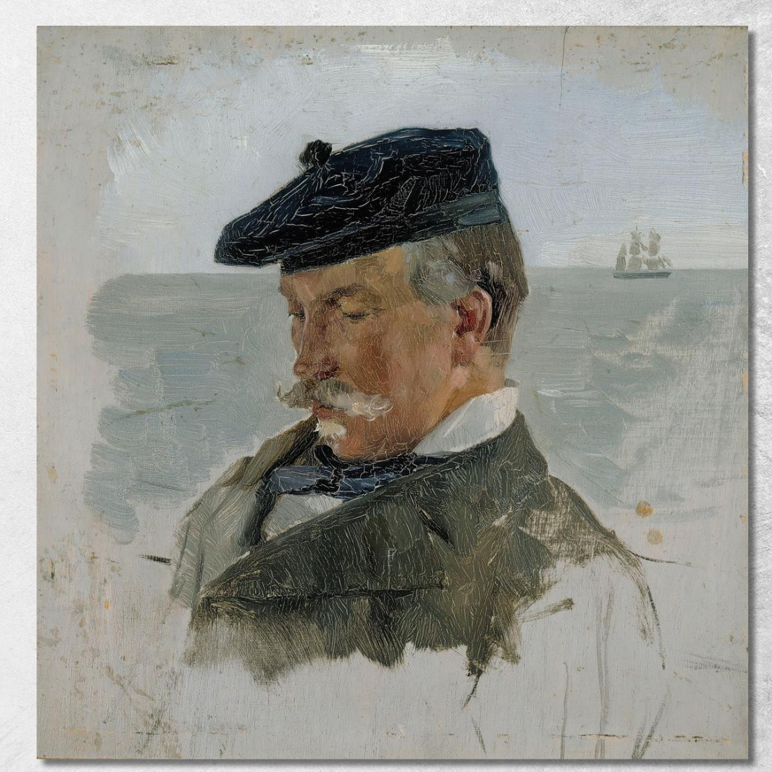 Ritratto Di Adolf Von Becker Il Pittore Albert Edelfelt aed96 quadro stampato su tela