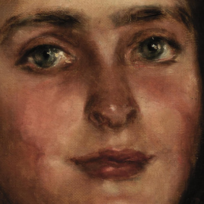Laura Alice Con Il Grande Cappello Alice Pike Barney apb53 quadro stampato su tela