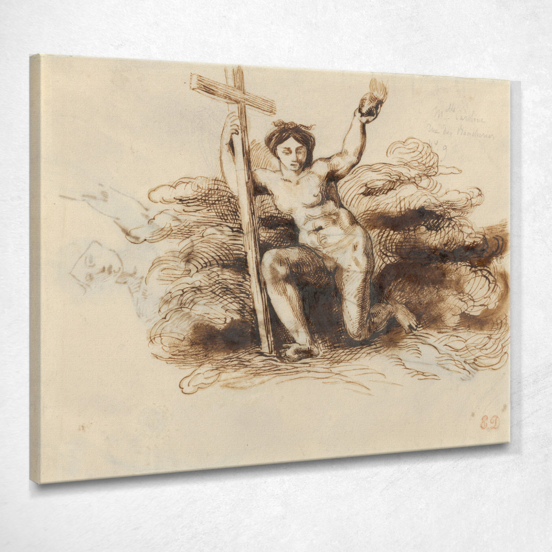 La Figura Della Religione Eugène Delacroix edx133 quadro stampato su tela La Figura Della Religione Eugène Delacroix edx133 quadro stampato su tela