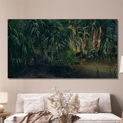 Canna Arnold Böcklin abk52 quadro stampato su tela