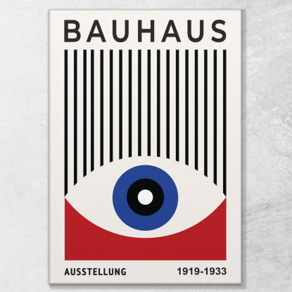 Quadro Visione Bauhaus Geometria E Simmetria Nell'Estetica Moderna Bauhaus Style bhs6 quadro stampato su tela