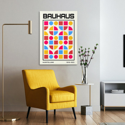 Quadro Bauhaus Schema Geometrico Astratto Bauhaus Style bhs30 quadro stampato su tela