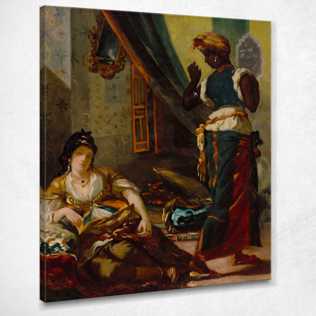 Le Donne Di Algeri Eugène Delacroix edx157 quadro stampato su tela Le Donne Di Algeri Eugène Delacroix edx157 quadro stampato su tela