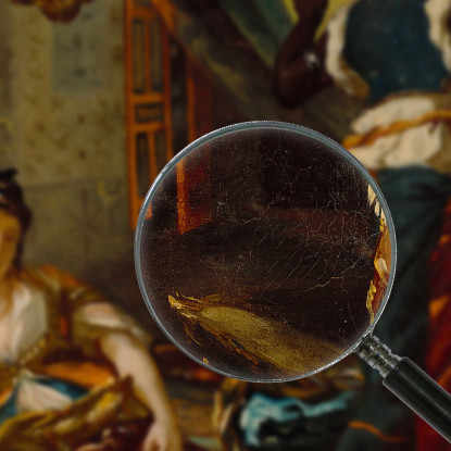 Le Donne Di Algeri Eugène Delacroix edx157 quadro stampato su tela