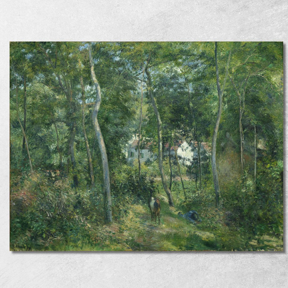 Margine Del Bosco Vicino All'Ermitage Pontoise Camille Pissarro cps24 quadro stampato su tela Margine Del Bosco Vicino All'Ermitage Pontoise Camille Pissarro cps24 quadro stampato su tela