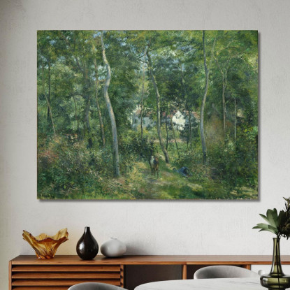 Margine Del Bosco Vicino All'Ermitage Pontoise Camille Pissarro cps24 quadro stampato su tela