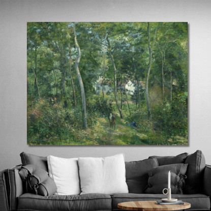 Margine Del Bosco Vicino All'Ermitage Pontoise Camille Pissarro cps24 quadro stampato su tela