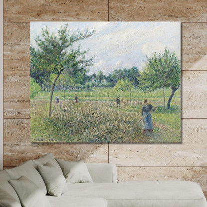 Fienagione A Éragny 1892 Camille Pissarro cps32 quadro stampato su tela